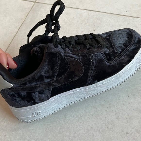 crushed velvet trainers nike